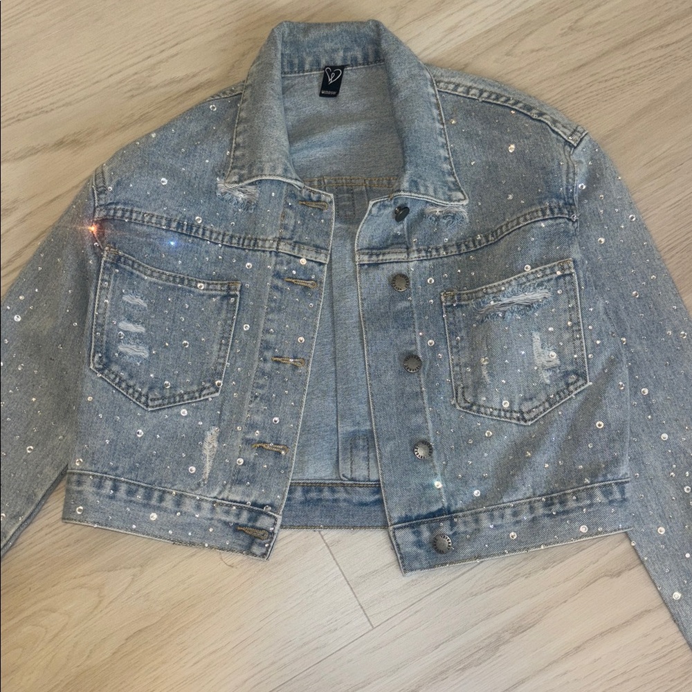 Bedazzled Jean Jacket